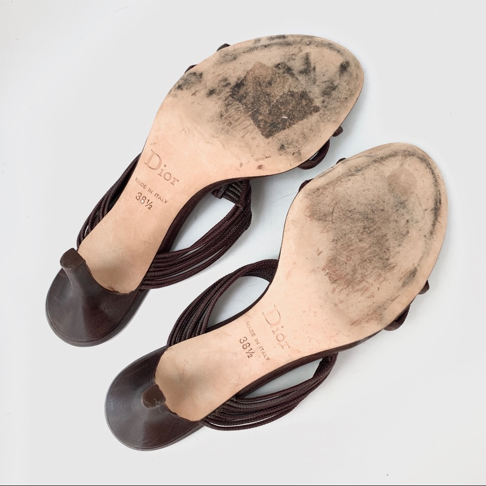 Y2K Christian Dior John Galliano 2007 ‘Samouraï 1947’ Snake Bakelite Sandals - Picture 10 of 15